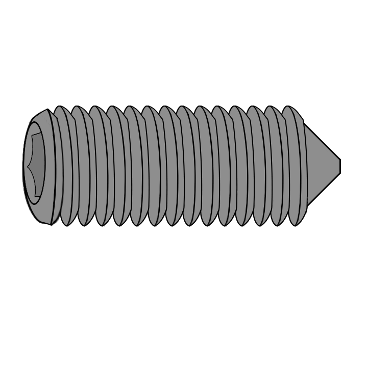 Cone Point Socket set Screw