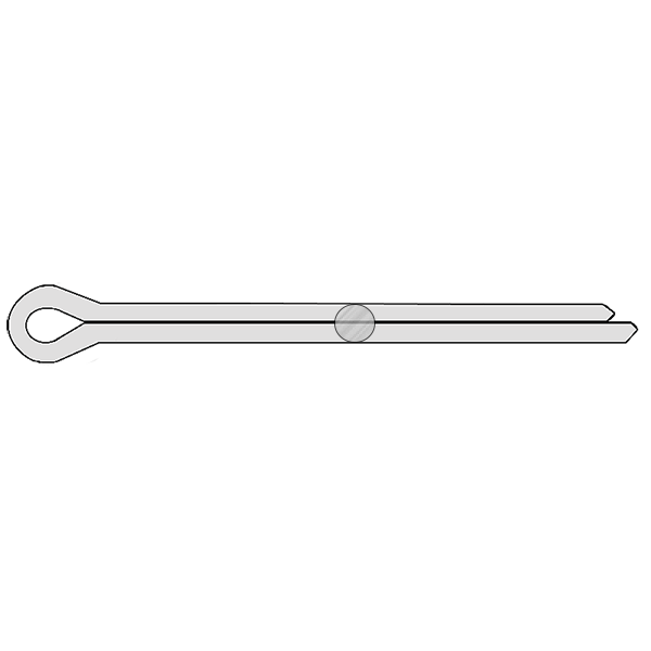 show original title Details about   10 Piece Cotter Pins Stainless Steel Ø 4mm and lengths from 16 MM to 80 mm DIN94 VA