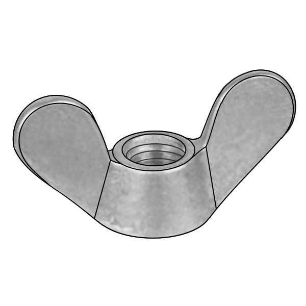 315GT Steel Greman Type Zinc Plated Wing Nut