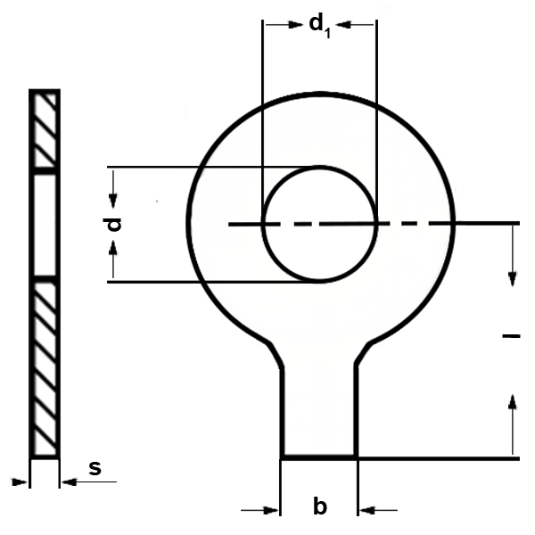 93 Steel Plain Tab Washer