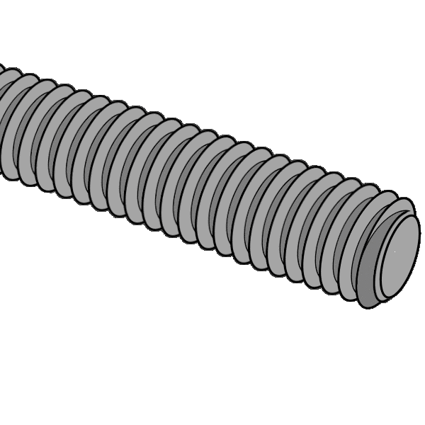 Left Hand LM36X4 Ametric Metric LM36X4 DIN 975 Threaded Rod Steel, 1 Meter Long Mfg Code 1-060 Left Hand LM36X4 Ametric Metric LM36X4 DIN 975 Threaded Rod Steel, 1 Meter Long Mfg Code 1-060