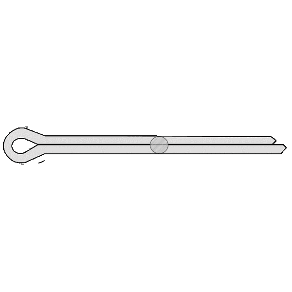 show original title Details about   10 Piece Cotter Pins Stainless Steel Ø 4mm and lengths from 16 MM to 80 mm DIN94 VA