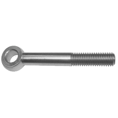 Class 4.8 Steel 15 pcs Metric DIN 444 Type B M6-1.0 X 45mm Plain Precision Swing Eye Bolts