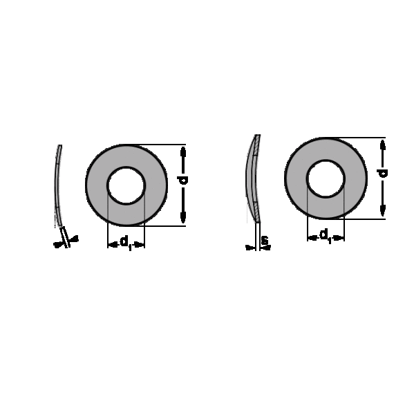 137 Spring Steel Zinc Plated Wave Washer