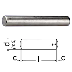 dowel pin with specs