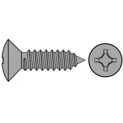 Cross Recessed Oval Head Tapping Screws 7983 C