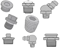 Pipe Plugs Grease Fittings