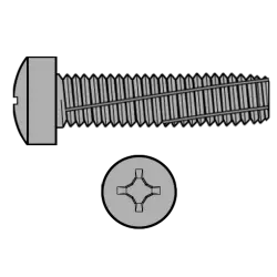Pan Head Cross Recessed Thread Cutting Screw 7516 A