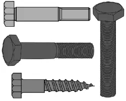 Hex Screws and Hexagon Bolts