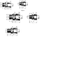 Hydraulic Straight Connectors