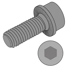 Ripp lock socket flange screws