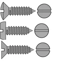slotted tapping screws