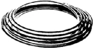 coil of copper tubing