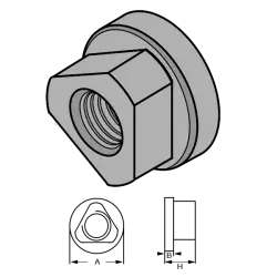 Safety Triangle Nuts