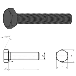 full_thread_fine_thread_hexagon_screw_961