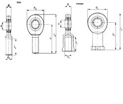 Articulated Rod Ends Series E 648E