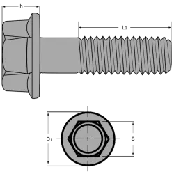 Hex Flange Bolts