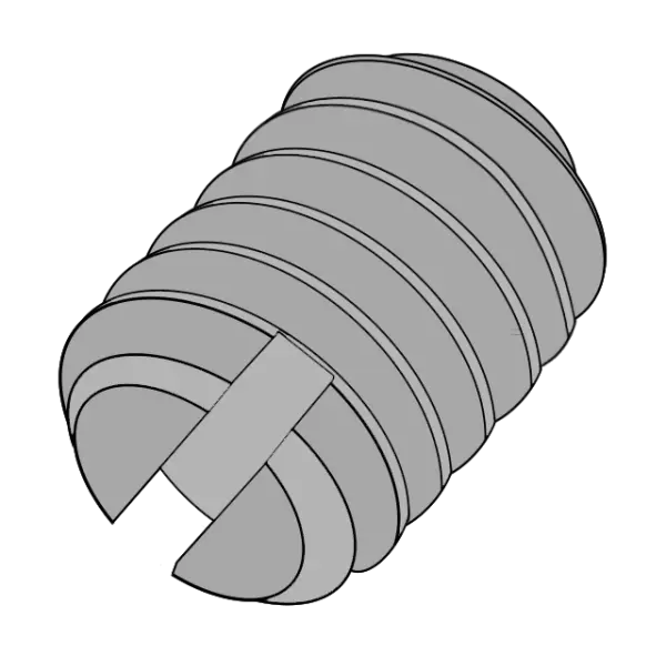 551 Brass Slotted Flat Point Set Screw