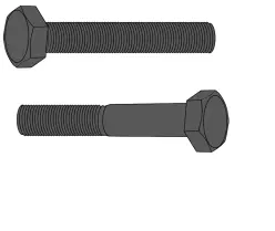 Hex Head Fine Thread