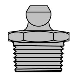 Straight Grease Fitting H1