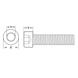 fullthread_912_socket_head_cap_screw_Dimensions