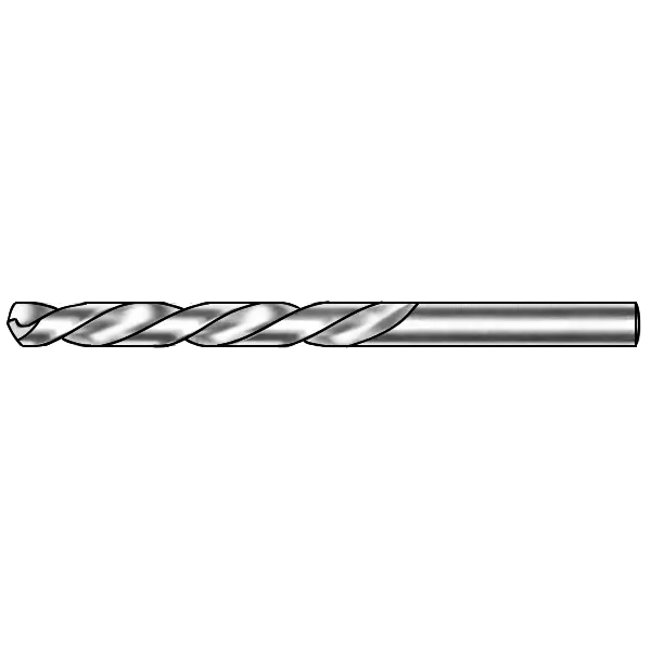 MAXTOOL 3/16 5pcs Identical Jobber Length Twist Drill Bits HSS M2 Fully Ground; JBF02H10R12P5 